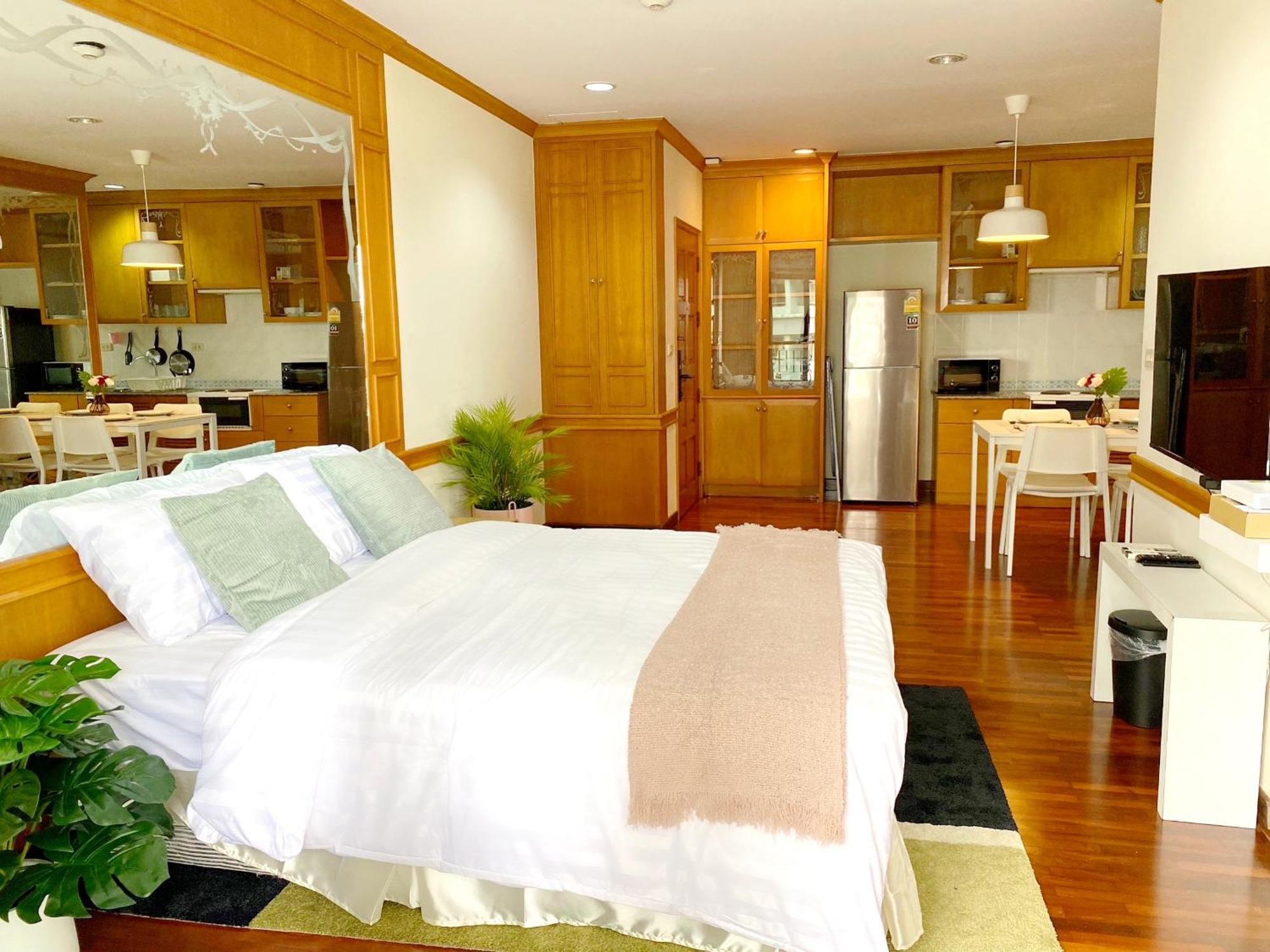 Center Bangkok Suite Next To Platinum Mall Exterior foto