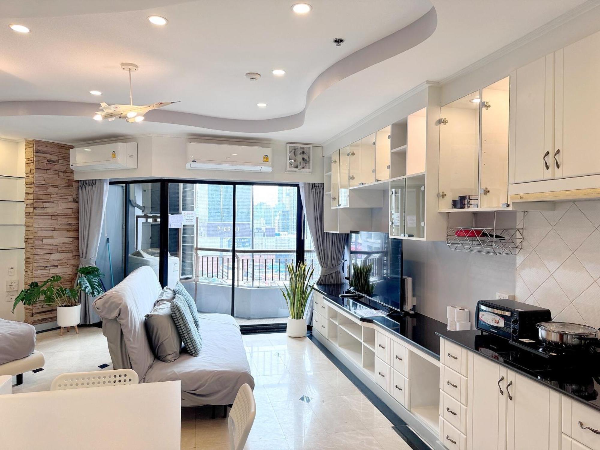 Center Bangkok Suite Next To Platinum Mall Exterior foto